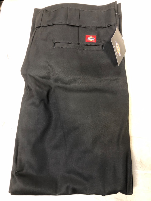 Photo 2 of Dickies Women's Original Work Pant with Wrinkle And Stain Resistance 8 Petite Black