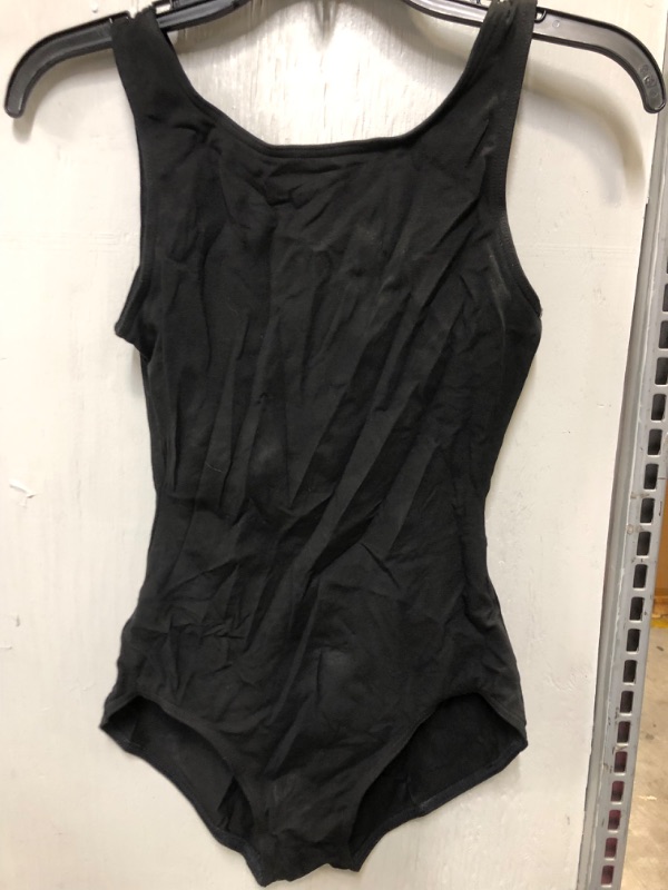 Photo 2 of Capezio Women's High-Neck Tank Leotard Medium Black