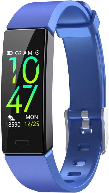 Photo 1 of ZURURU Fitness Tracker with Blood Pressure Heart Rate Sleep Health Monitor for Men and Women, Upgraded Waterproof Activity Tracker Watch, Step Calorie Counter Pedometer
