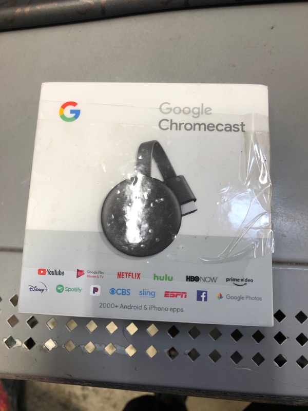 Photo 1 of Google Chromecast  Media Streamer - Black
