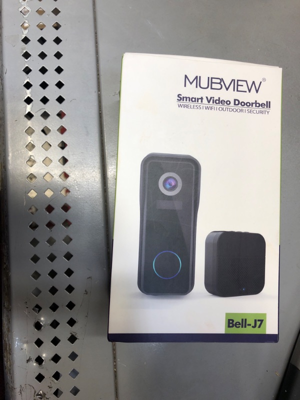 Photo 2 of MUBVIEW Wireless Doorbell Camera with Chime, WiFi Video Doorbell Camera with Voice Chager, Motion Detector, Anti-Theft Device, 2K HD, Night Vision, 2-Way Audio, Storage (Optional)
