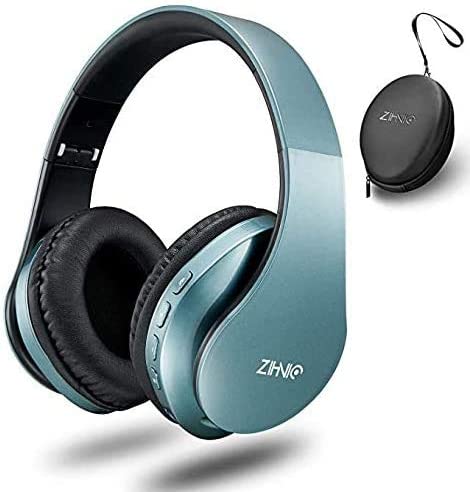 Photo 1 of zihnic Silver Green Over Ear Bluetooth Headphone,Wireless and Wired Stereo Headset Micro SD/TF, FM for Cell Phone,PC,Soft Earmuffs &Light Weight for Prolonged Wearing  -- BLACK -- 
