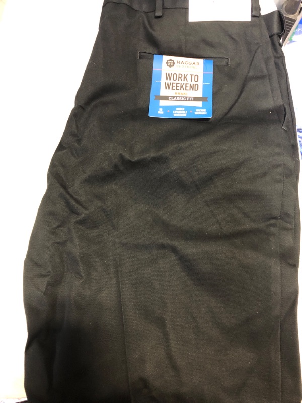 Photo 1 of Haggar Men's Work To Weekend No Iron Flat Front Pant Reg. And Big & Tall Sizes  SIZE 40X34 
