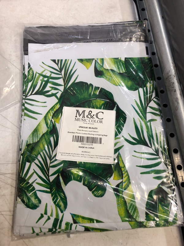 Photo 2 of 100 Pack Poly Mailers, 10” X 13” Envelopes Plastic Custom Mailing Shipping Bags, Poly Mailer Envelope with Self Seal Adhesive Strip - Waterproof (Banana Leaf)
FACTORY SEALED