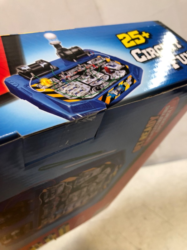 Photo 3 of Playz Electrical Circuit Board Engineering Kit for Kids with 25+ STEM Projects Teaching Electricity, Voltage, Currents, Resistance, & Magnetic Science | Gift for Children Age 8, 9, 10, 11, 12, 13+
FACTORY SEALED