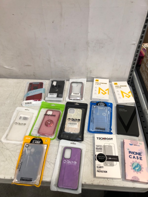 Photo 1 of 14 PC LOT, VARIOUS PHONE CASES