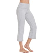 Photo 1 of BALEAF Yoga Workout Capris for Women Lounge Flare Pants Casual Work Bootcut with Side Pocket