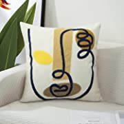 Photo 1 of Adabana Boho Decorative Throw Pillow Covers 18x18 Abstract Embroidered Pillows Case