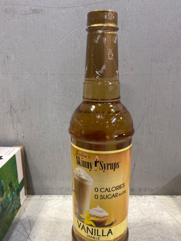 Photo 2 of Jordan's Skinny Syrups Vanilla, Sugar Free Flavoring Syrup, 25.4 Ounce Bottle 25.4 Fl Oz (Pack of 1)  09/2024