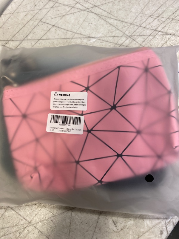 Photo 1 of 4 Pack Small Makeup Bag for Purse, Travel Cosmetic Bag Waterproof Makeup Pouch with Zipper Storage Cosmetic Pouch for Women (Green+Blue+Pink+Black)
