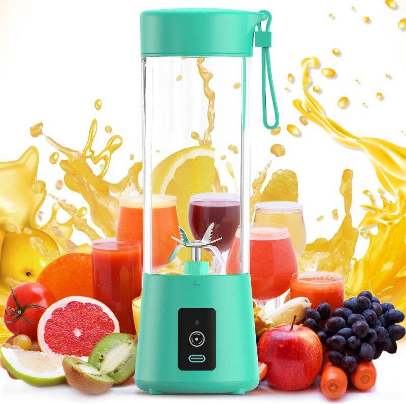 Photo 1 of Mulli Portable Blender, 15Oz Mini Blender for Fruit Smoothies and Shakes ,USB Rechargeable Juicer for Baby Food,Gym,Travel and More
