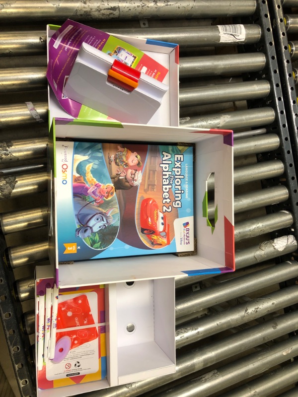 Photo 2 of BYJU’S Learning Kit: Disney, Kindergarten Premium Edition (App + 10 Workbooks) Ages 4-6 - Featuring Disney & Pixar Characters - Learn Letter Sounds, Sight Words & Numbers - Osmo Fire Base Included Fire Tablet Kindergarten