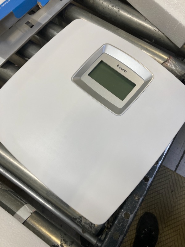 Photo 3 of Beurer PS25 Digital Bathroom Scale for Body Weight – 400lb Weight Capacity, Auto-Calibrate, XL Backlit Display – Glass Weight Scale, Precise and Accurate Digital Scale, Body Scale