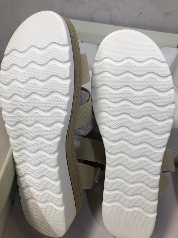 Photo 3 of Jeossy Women's Wedge Sandals 18 Comfort Platform Sandals Soft Stretch Textile Upper Summer Shoes
, SIZE 7.5