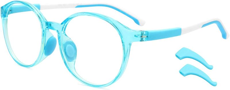 Photo 1 of livho Kids Blue Light Blocking Glasses, Computer Gaming TV Glasses for Boys Girls Age 3-15 Anti Glare & Eyestrain & Blu-ray
