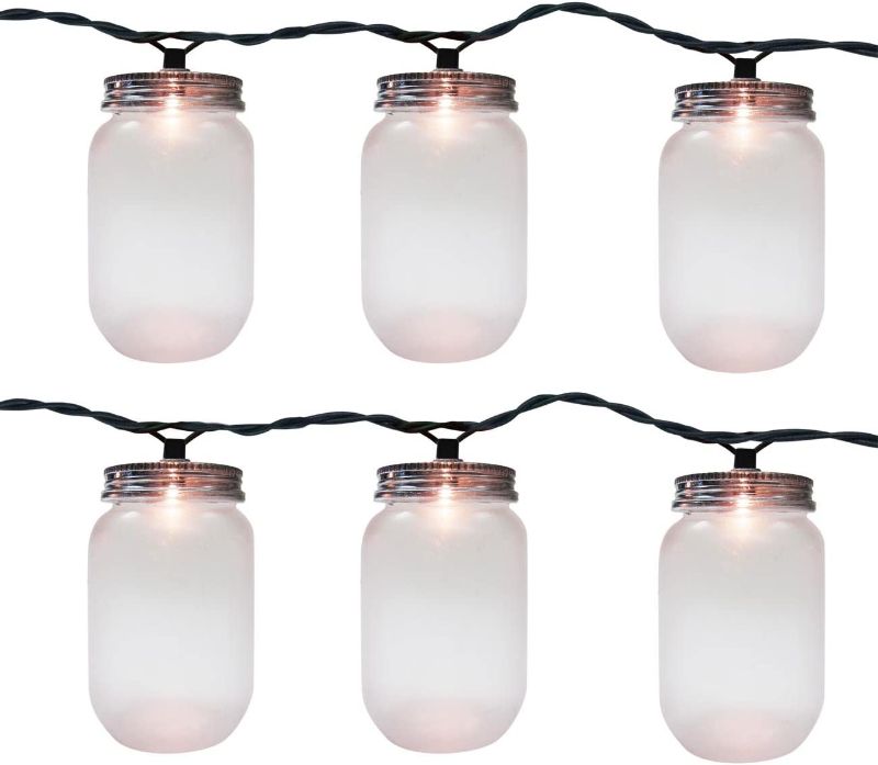 Photo 1 of Brite Star 96-990-34 Mason Jar Summer Light, Clear
