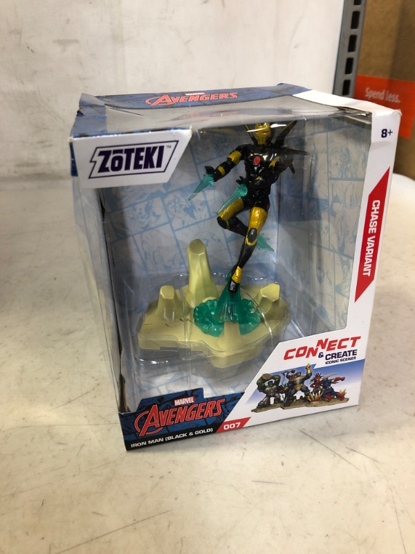 Photo 2 of Avengers Zoteki Series 1 - 4” Iron Man Stealth Armor Collectible - Inspired By ‘Infinity’ - Collect Them All: Fan Favorite Characters Thor, Hulk, Captain America, Captain Marvel, Thanos, Mystery Chase
