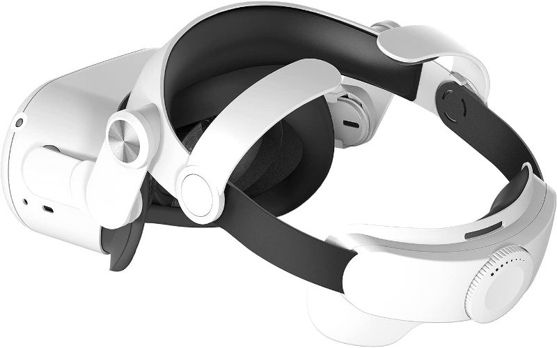 Photo 1 of ZyberGears VR Head Strap for Quest 2, Adjustable Elite Strap Reduce Face Pressure Enhance VR Experience
