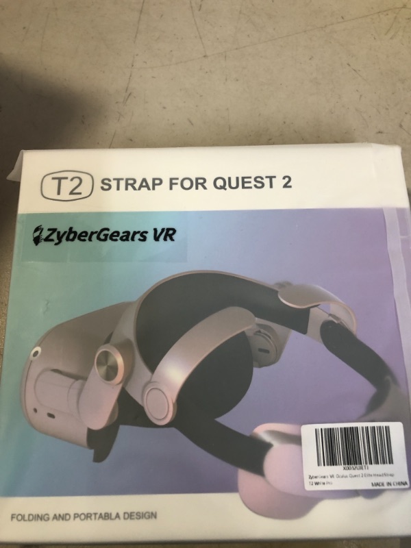 Photo 2 of ZyberGears VR Head Strap for Quest 2, Adjustable Elite Strap Reduce Face Pressure Enhance VR Experience
