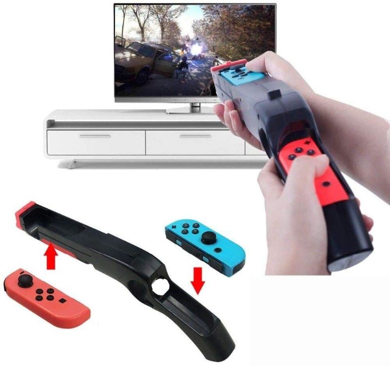 Photo 1 of Vergissm Game Controller for Nintendo Switch, N-Switch Joy Con Comfort Grips Controller Holder, Switch Game Accessories Handheld Joystick Remote Control- Black