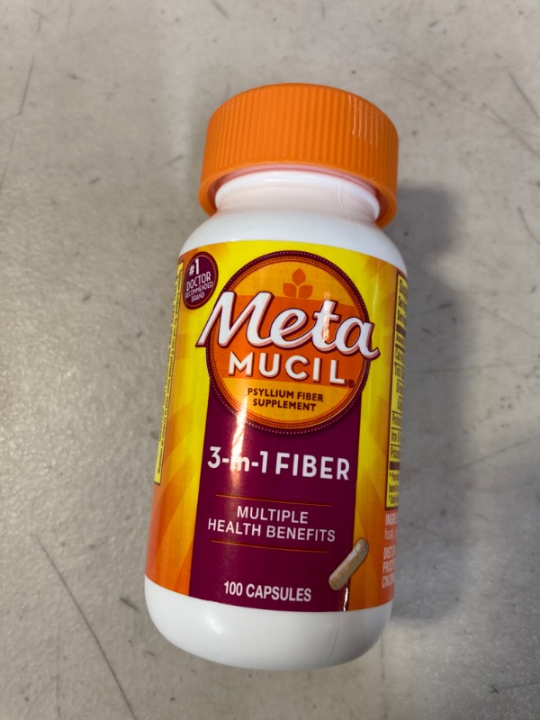 Photo 2 of  META MUCILCapsules, 3-in-1 Fiber, Digestive Health  EXP 1/2025