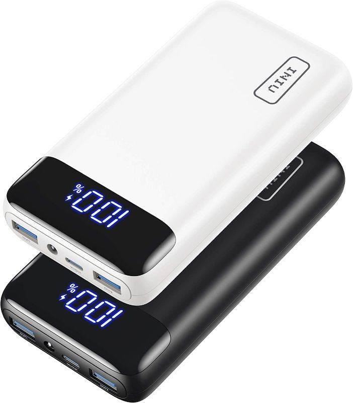 Photo 1 of [2 Pack] INIU Portable Charger, 22.5W PD QC Fast Charging 20000mAh LED Display Power Bank External Battery Pack Compatible with iPhone 14 13 12 X Pro Max Samsung S21 Google LG AirPods iPad Tablet, etc
FACTORY SEALED