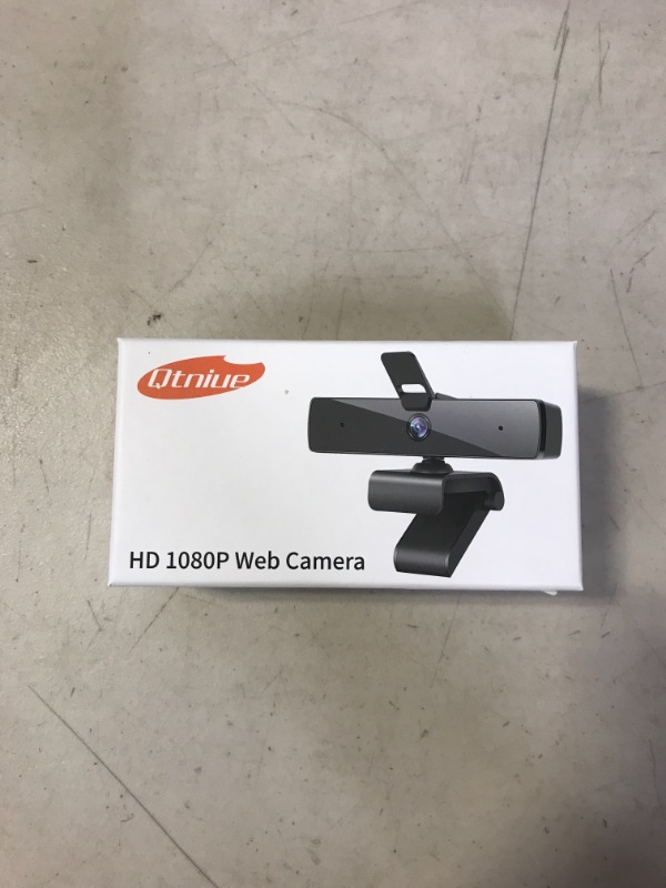 Photo 2 of Qtniue Webcam with Microphone and Privacy Cover, FHD Webcam 1080p, Desktop or Laptop and Smart TV USB Camera for Video Calling, Stereo Streaming and Online Classes (( FACTORY SEALED ))
