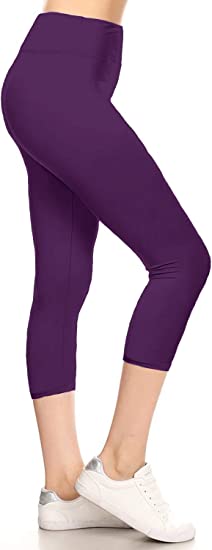 Photo 1 of Leggings Depot High Waisted Leggings for Women Buttery Soft 3” Waistband Women's Leggings Solid Yoga - SIZE XS/S
