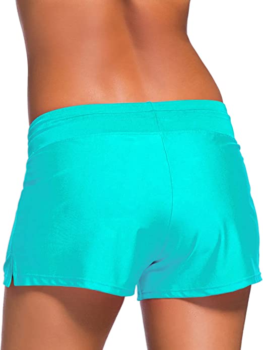 Photo 1 of WILLBOND Women Swimsuit Shorts Tankini Swim Briefs Plus Size Bottom Boardshort Summer Swimwear Beach Trunks for Girls
