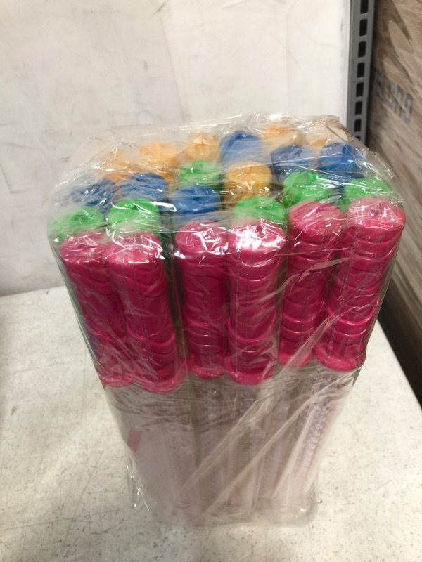 Photo 2 of Bubble Play Giant Bubble Wands for Kids, 24 Pack - 14", Super Value Party Favors and Summer Toys Fun
