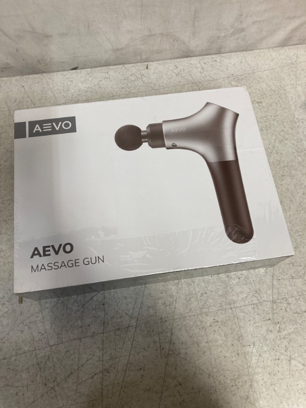 Photo 2 of AEVO Muscle Massage Gun [Deep Tissue Relief] [Ultra-Quiet] [Portable Handheld Fascia Massage Gun] [Max 3200 RPM] [6 Massage Heads] - Silver
FACTORY SEALED 