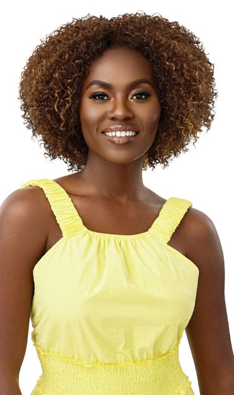 Photo 1 of Outre Converti Cap Deluxe Cap Lays Flat heat Resistant Fiber High Tex POPPIN' CURLS (1)
