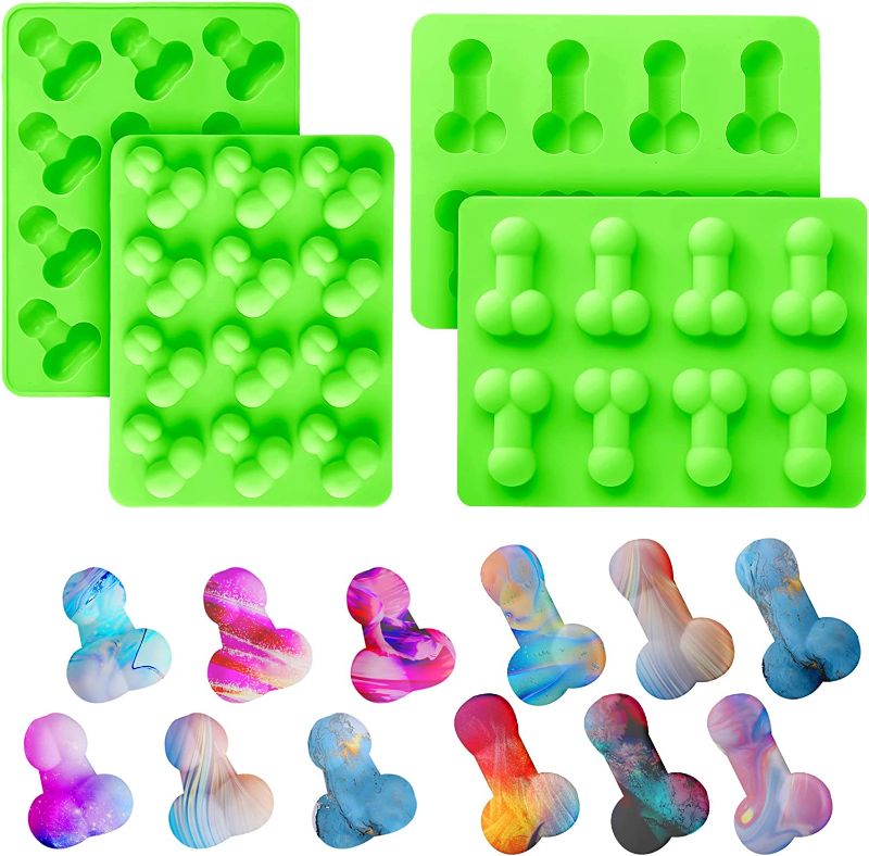 Photo 1 of 2 Pieces Funny Silicone Mold Chocolate Novelty Silicone Molds DIY Mousse Cake Chocolate Candy Fondant Soap DIY Bake Mould Tool Ice Cube Mold DIY Mold Cake Ice Cube Mold (Green)
FACTORY SEALED