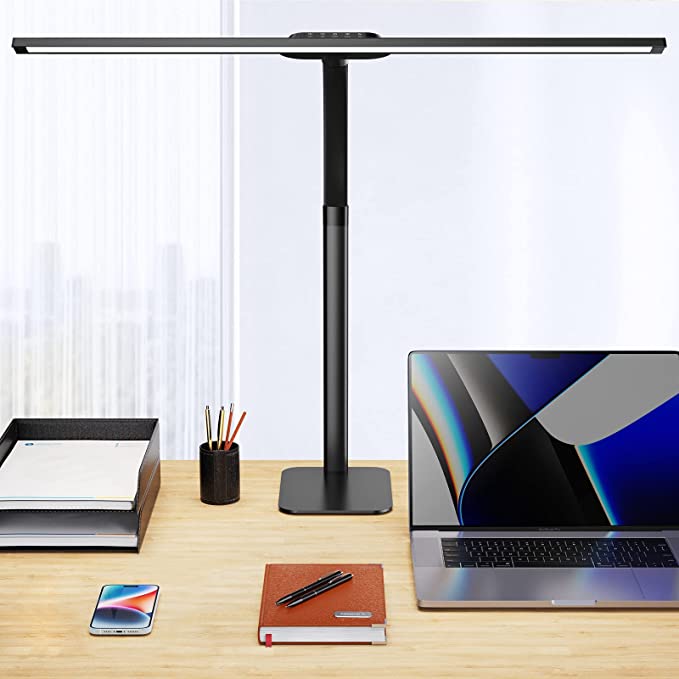 Photo 1 of Kary LED Desk Lamp, 24W Architect Desk Lamps with Base 31.5" Wide Home Office Lights 1800LM Extra Bright Table Lighting with Adjustable Lights, 5 Color Modes, Studio Work Lamp for Task, Drafting