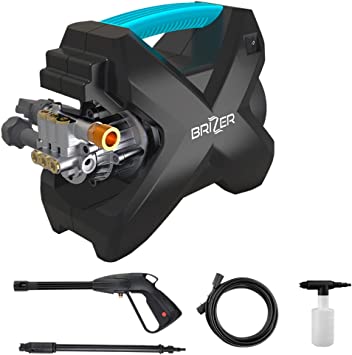 Photo 1 of BRIZER X100 - Compact Electric Pressure Washer 1600 PSI/1.6 GPM Power Washer with Spray Gun- 25ft High Pressure Hose and Reel – Light Weight and Portable