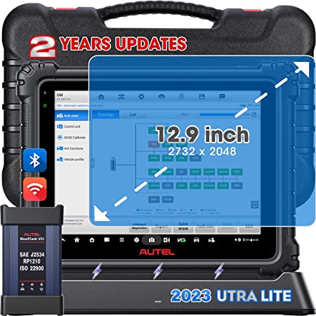 Photo 1 of Autel MaxiCom Ultra Lite Scanner: 2-Year Free Update, 2023 Intelligent OBD2 Scan Tool with 40+ Service, Repair Tips, Updated of MS919/ MS909/ Elite II, Same as MaxiSys MSUltra