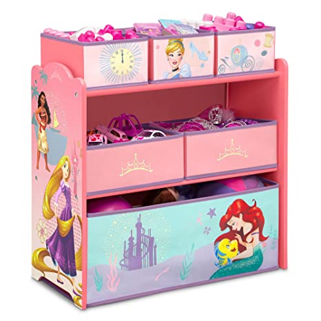 Photo 1 of Amazon Basics Kids Wooden Toy Box Storage Chest, Pink