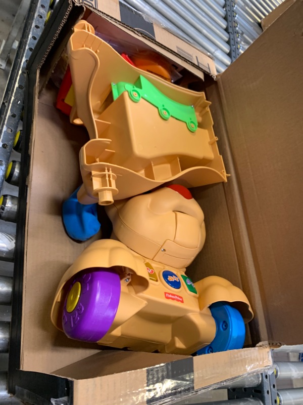 Photo 3 of Fisher-Price Laugh & Learn Stride-to-Ride Puppy  SIOC/FFP --- Box Packaging Damaged, Minor Use
