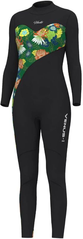 Photo 1 of Hevto Women Wetsuits 3/2mm Neoprene Surfing Swimming Diving SUP Full Suits Keep Warm in Cold Water SIZE XS 
