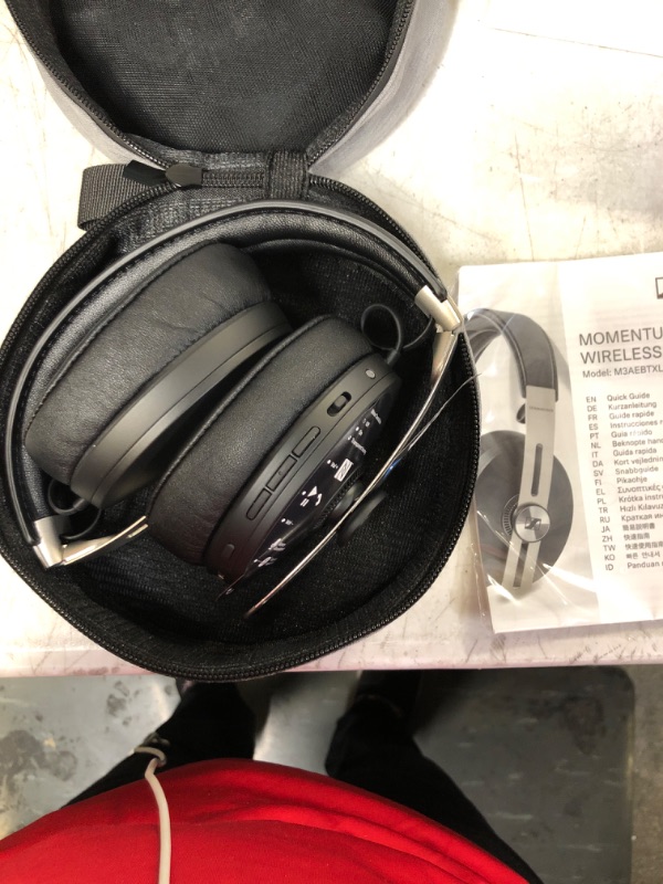 Photo 2 of SENNHEISER Momentum 3 Wireless Noise Cancelling Headphones with Alexa, Auto On/Off, Smart Pause Functionality and Smart Control App, Black