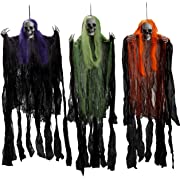 Photo 1 of 3 Pack Halloween Hanging Grim Reapers Decorations