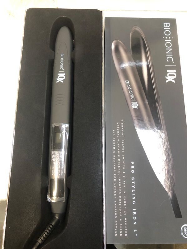 Photo 1 of 338765 1 in. Unisex 10X Pro Iron Styling Tool
[[OPENED FOR PHOTOS]]