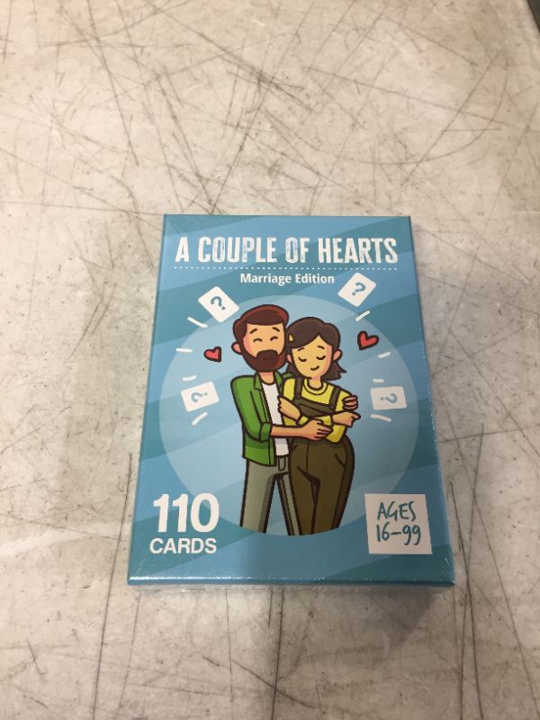 Photo 2 of A Couple of Hearts Couples Games for Married Couples | Married Couple Gifts Ideas | Conversation Cards | Newlywed Game for Couples | Marriage Gifts for Married Couples | Date Night Box
