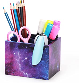 Photo 1 of Comix Paper Pen Holder, Starry Sky Pencil Holder for Desk, Pencil Organizer for School Office Supplies(PH2003-SK)
