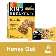 Photo 1 of (8 Pack)Kind Honey Oat, 1.8 oz. Best by Nov 9 2022
