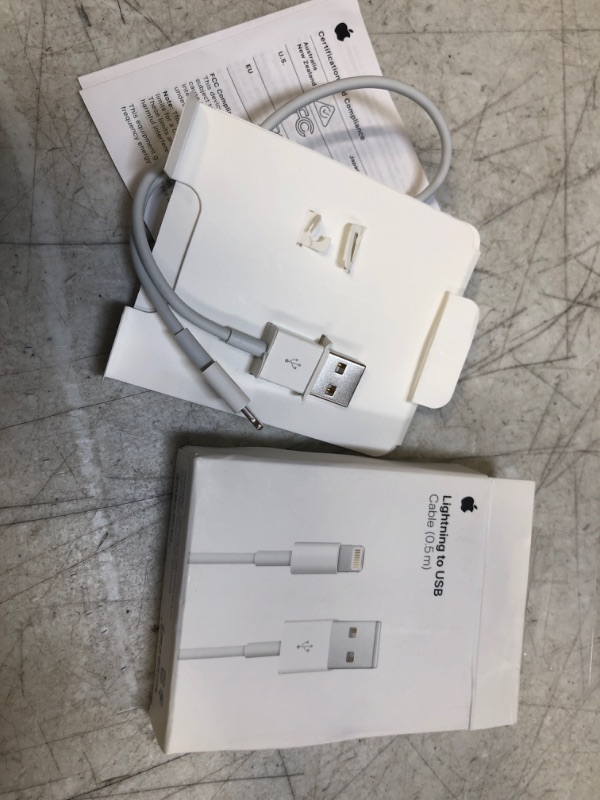 Photo 2 of Apple Lightning to USB Cable in White (0.5 M)