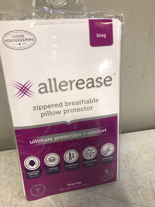 Photo 2 of AllerEase Ultimate Pillow Protector, King