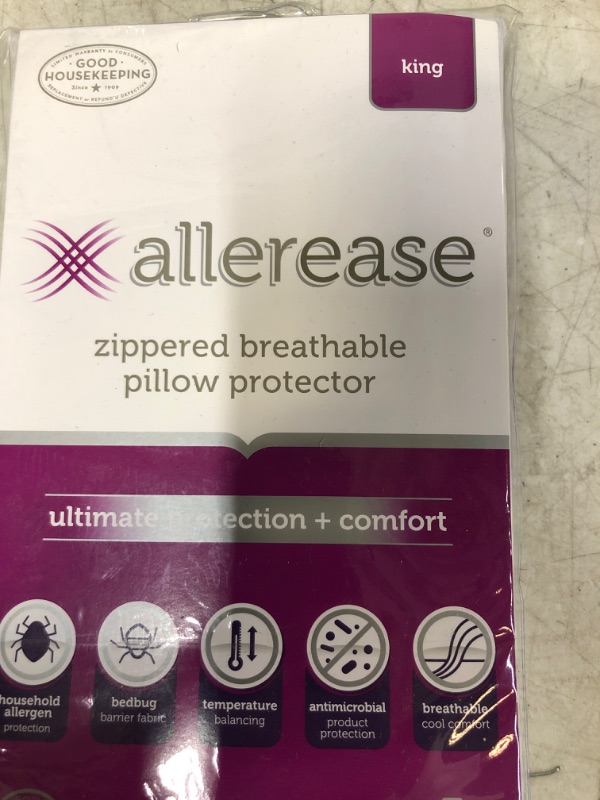 Photo 2 of AllerEase Ultimate Pillow Protector, King (1)