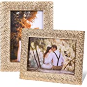 Photo 1 of 5x7 Picture Frame 2 Pack with HD Clear Glass for Desk or Wall Display