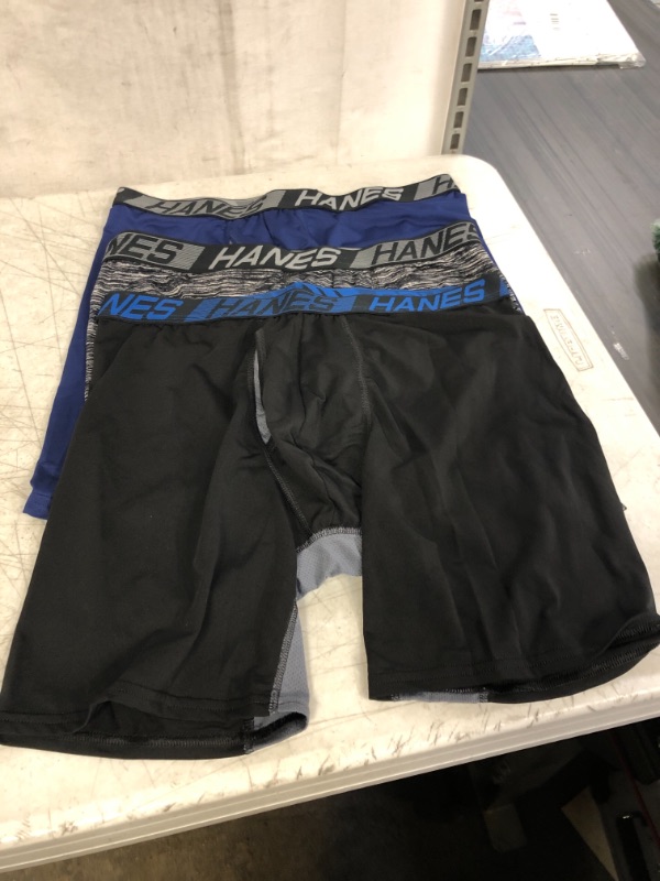 Photo 1 of 3PC MEN'S BOXER BREIFS SIZE L 